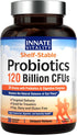 Innate Vitality Probiotics 120 Billion CFUs - 30 Vegan Capsules for Men & Women with Prebiotics & Digestive Enzymes