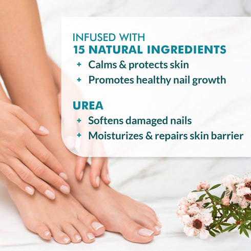 Ebanel Athlete's Foot Fungus Treatment Extra Strength, Antifungal Cream with Miconazole and Tea Tree Oil