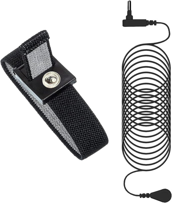 Grounding Wrist Strap, Grounding Bracelet with 15 Feet Cord, Earth Connected Wristband for Pain Relief
