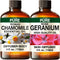 Roman Chamomile Essential Oil for Relaxation Diffuser & Rose Geranium Essential Oil