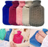 LENmzpomA Hot Water Bag,Hot-Water BagKnitted Hot Water Bag Cover Removable Hot Water Bottle Case Cover Washable