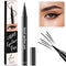 Liquid Eyeliner Waterproof with Precise Brush Tip, Professional Ink Eyeliner Pencil for Thin & Thick Lines, Black