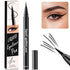 Liquid Eyeliner Waterproof with Precise Brush Tip, Professional Ink Eyeliner Pencil for Thin & Thick Lines, Black