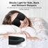 YIVIEW Sleep Mask Pack of 3, 100% Light Blocking 3D Eye Masks for Sleeping, Lightweight