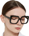 OCCI CHIARI 1.5 Reading Glasses Women Oversized Durable Reader (1.0 to 4.0) Large Frame