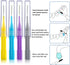 50 Pieces Braces Brush - Interdental Brush Toothpick Dental Flossing Head for Oral Hygiene Cleaning Tool