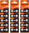 LR41 AG3 392 384 192 Premium Alkaline Battery, 1.5V Round Button Coin Cell Batteries (30 Pack)