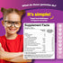 Kids Multivitamin with Iron Gummies, Chewable Iron Gummy Vitamins for Focus Aid and Natural Energy Support