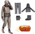 HOMEYA Bug Jacket S/M - Anti Mosquito Netting Suit with Zipper on Hood, Ultra-fine Mesh Pants, Mitt Socks & Free Carry