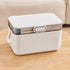Naqqios Medicine Box Organizer Storage - Large Monthly Pill Box Organizer Medicine Chest Medicine Storage Box | Double