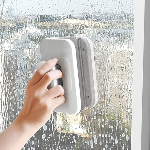 Magnetic Window Wiper Cleaner, Double Glazed Magnetic Window Cleaner Adjustable Double-Side Glass Cleaning Accessory