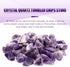 Swpeet 1 Pound Bulk Amethyst Stones, Large Irregular Shaped Gemstone Chips, Perfect for Jewelry Making Home