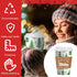 Suttmin 72 Sets/ 216 16 oz Pcs Christmas Paper Cups Disposable to Go Coffee Cups with Lids and Sleeves Xmas Hot Cocoa