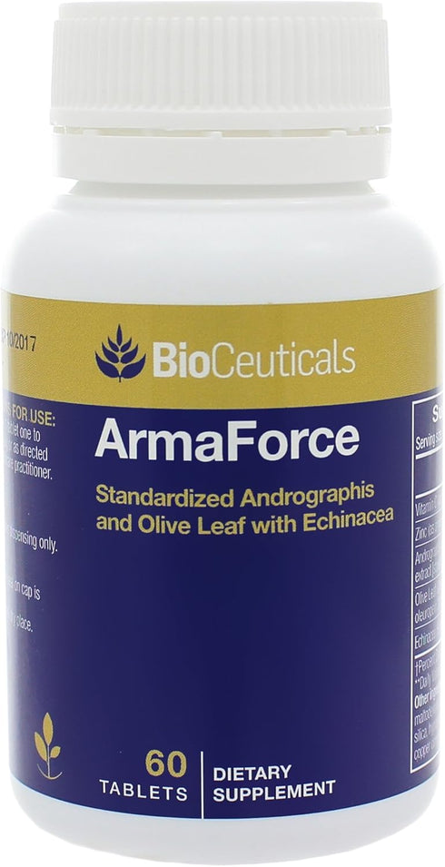 MSNOR BioCeuticals ArmaForce Immune Support - Olive Leaf 60 Caps Vegan