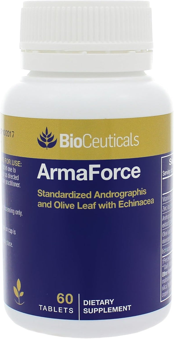 MSNOR BioCeuticals ArmaForce Immune Support - Olive Leaf 60 Caps Vegan