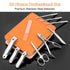 Professional Manicure Set, 10-in-1 High-Grade Nail Cutter and Clippers with Leather Travel Case