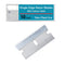 Single Edge Razor Blade 10 Pack - Straight Edge Razor Blades in Storage Box, Heavy Duty Single Sided
