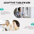 Set Healifty Adaptive Tableware Lightweight Non-Slip Utensils for Elderly with Hand Tremors Includes Fork and Two