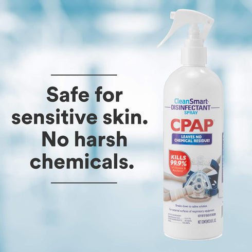 CleanSmart CPAP Disinfectant Spray To Go, Kills 99.9% of Bacteria and Viruses, 2 oz (Pack of 3)
