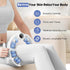 Ohlukies Anti-Cellulite Massage Roller with Detachable Handles | Lymphatic Drainage Massager & Fascia Blaster for Legs