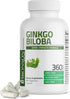 Bronson Ginkgo Biloba Extra, Supports Brain Function & Memory - 360 Vegetarian Capsules