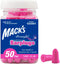 Mack's Dreamgirl Soft Foam Earplugs, 50 Pair, Pink - 30dB NRR, 33dB SNR - Small Ear Plugs for Sleeping