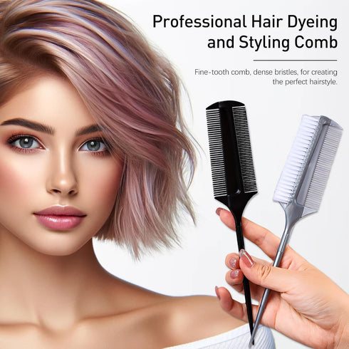 Professional hair coloring tools, multifunctional hair comb, ergonomic hair dye comb, lightweight hair styling tool, personal and professional hair care