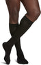 Sigvaris Men's Sea Island Cotton 191 Calf High Compression Socks, 15-20mmHg, Black, Size B (Medium)