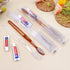 50 Pack Disposable Toothbrushes with Toothpaste, Individually Wrapped Travel Kit