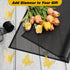ROADPLUM 20 Sheet Black Flower Wrapping Paper, Bouquet Wrap Kit with 12 Butterflies and 1 Ribbon