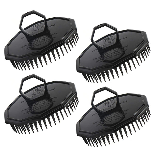 Scalp Massage Shampoo Brush, Segbeauty 4pcs Hair Brushes for Deep Cleaning Hair, Men's Hand Brush, Pet Grooming