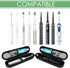 Electric Toothbrush Travel Case, Portable Carrying Bag Compatible with Philips 4100 5100 6100 6500 7500 9300 and Oral-B