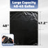 Zokaitwy 40-45 100 Count, 21 40-45 Packing Gallon Trash Bags Micron HDPE, Durable & Tear-Resistant Trash Can Liners