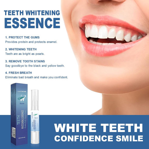 Teeth Whitening Pen, Essence Gel Pen for Whitening Teeth, Reducing Stains & Yellowing (3 pcs)