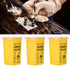 3pcs Needle Disposal Boxes for Tattoo Supplies, Sharps Containers Waste Boxes (Yellow)