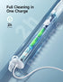 HiCOZY Electric Spin Scrubber HS1, Cordless Shower Cleaning Brush with 4 Replaceable Heads & Adjustable Handle,