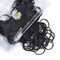 Youxuan Small Hair Elastics, Soft Comfy Rubber Bands, 100 PCS Hair Ties, Black for Girls