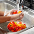 Juvale 100-Pack Disposable Food Safe Gloves for Cooking, Kitchen Prep and Baking (One Size Fits Most, Clear)