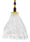 Rubbermaid Commercial Large Disposable Mop, 5 Inch Headband, Janitorial Cleaning Supplies for Mopping White