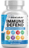 Clean Nutraceuticals Immune Defense Support Supplement 8 in 1 with Zinc, Quercetin, VIT C, Vitamin D3, Elderberry - 60