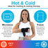 Arctic Flex Wrist Ice Pack Wrap - Extra Strength Hot & Cold Therapy - Reusable Sleeve for Pain Relief