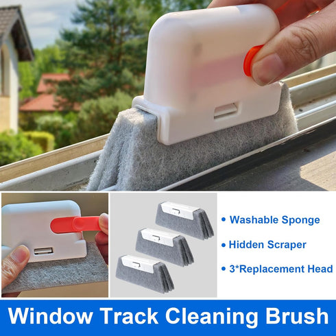 Tool,10 XANGNIER Window Sill Cleaner Pcs Magic Door Window Track Cleaning Tools Kit,Sliding Door Track Cleaner,Groove