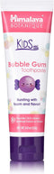 Himalaya Botanique Kids Toothpaste, Bubble Gum Flavor - Gentle Fluoride Free, Vegan, Gluten Free, 4 oz