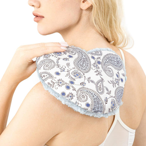 Hihealer Microwave Heating Pad - Microwavable Moist Heat Pad for Cramps, Joints, Neck Pain Relief - Reusable Self-Care