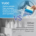 YUOC 15 Count, Laundry Whitener Sheets Whitening Sheets, Eco-Friendly Laundry Bleach, Effectively Remove Yellowing From