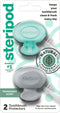 Steripod Clip-On Toothbrush Protector, Peppermint Essential Oils, Keeps Toothbrush Fresh, Travel Accessories, 2 Count
