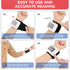 Portable Blood Pressure Monitor Wrist, Adjustable Cuff 5.3-8.5in, Large LCD, Home Use with Carrying Case