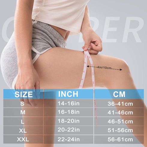 Copper Knee Brace for Women Men, 2 Pack Compression Sleeve for Knee Pain Relief