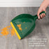 Pine-Sol Jumbo Dustpan, 13.2” Heavy Duty Dust Pan with Rubber Edge, Clip-On Design Attaches to Standard Broom Sticks