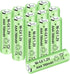 12PCS 1.2V 700mAh Ni-Cd AAA Rechargeable Batteries for Garden Lights, Outdoor Solar Lights, Toys